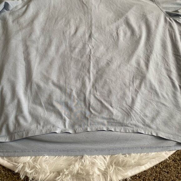 Lululemon Top Relaxed Fit Boat Neck Short Sleeve Lightweight - Picture 4 of 5